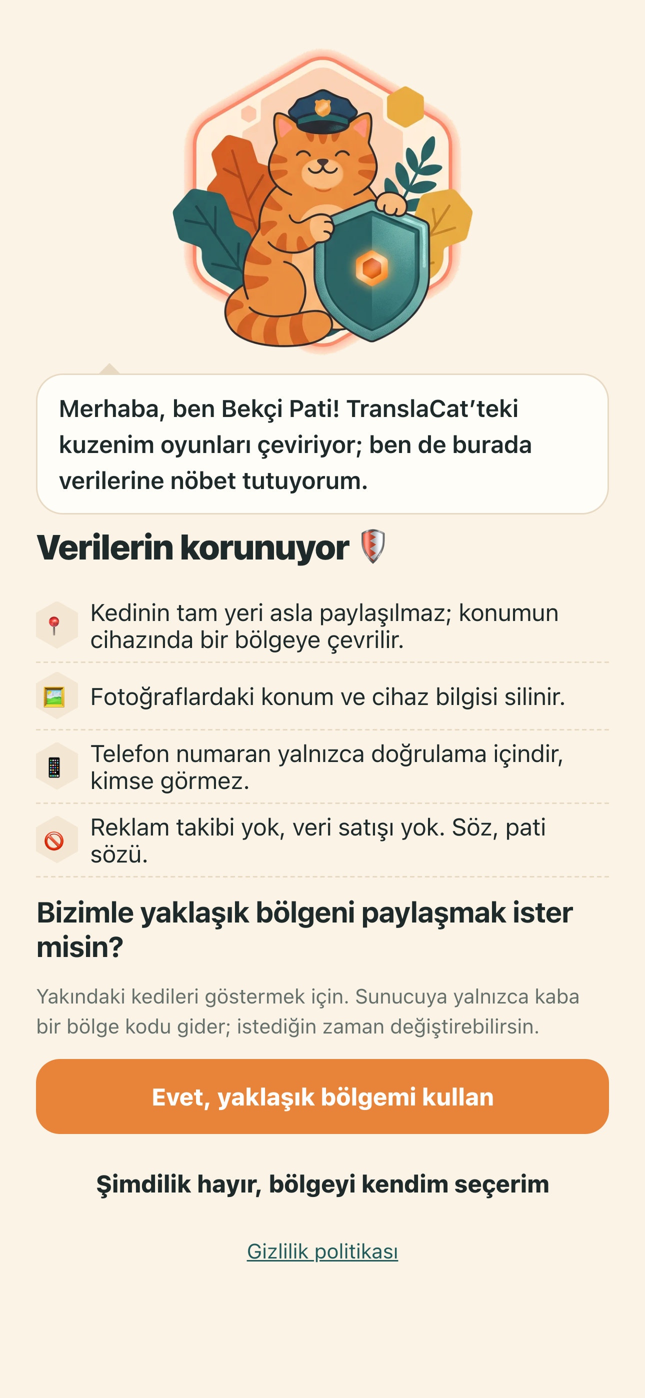 Bekçi Pati: verilerin korunuyor